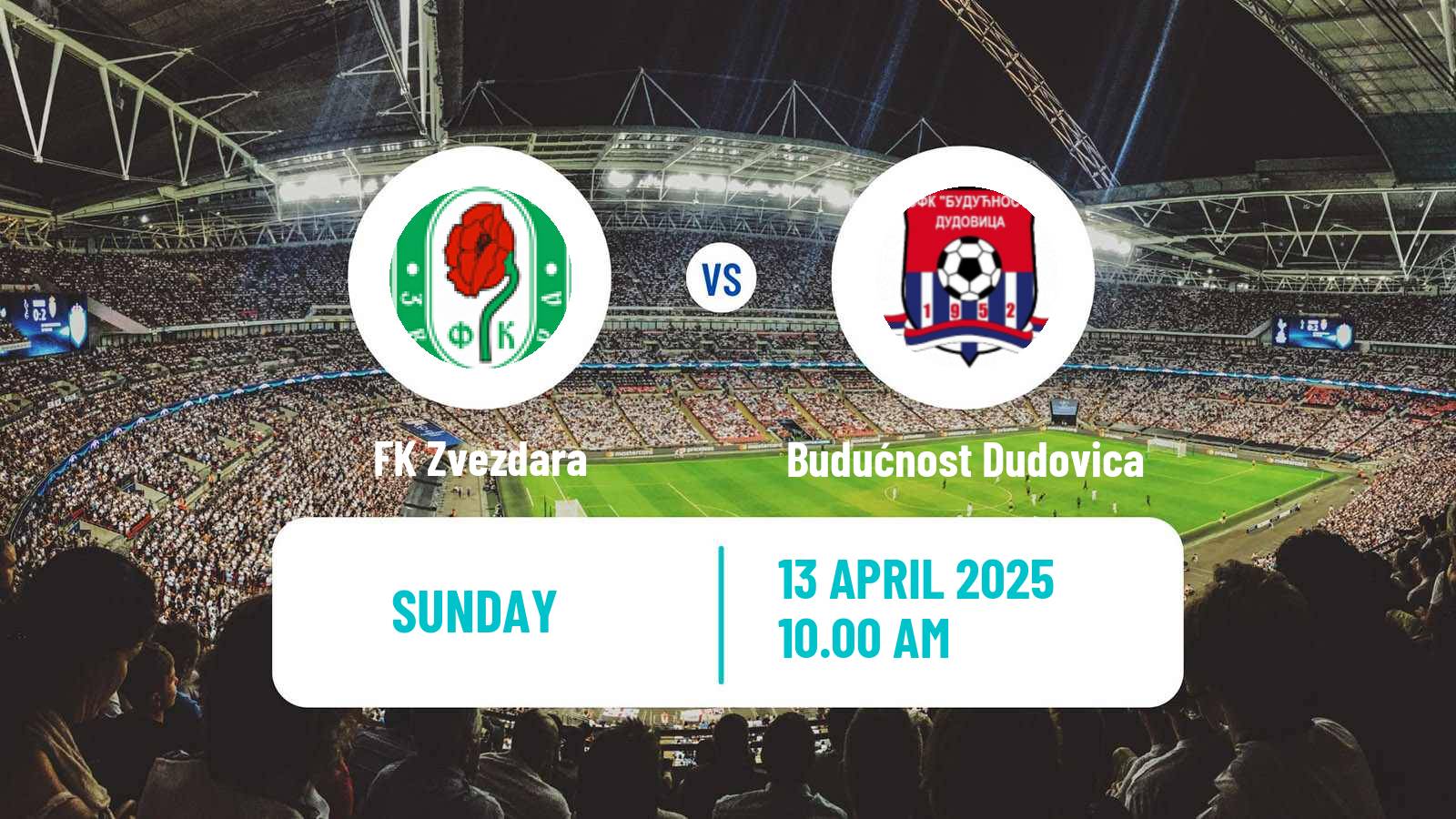 Football Serbian Srpska Liga - Belgrade Zvezdara - Budućnost Dudovica