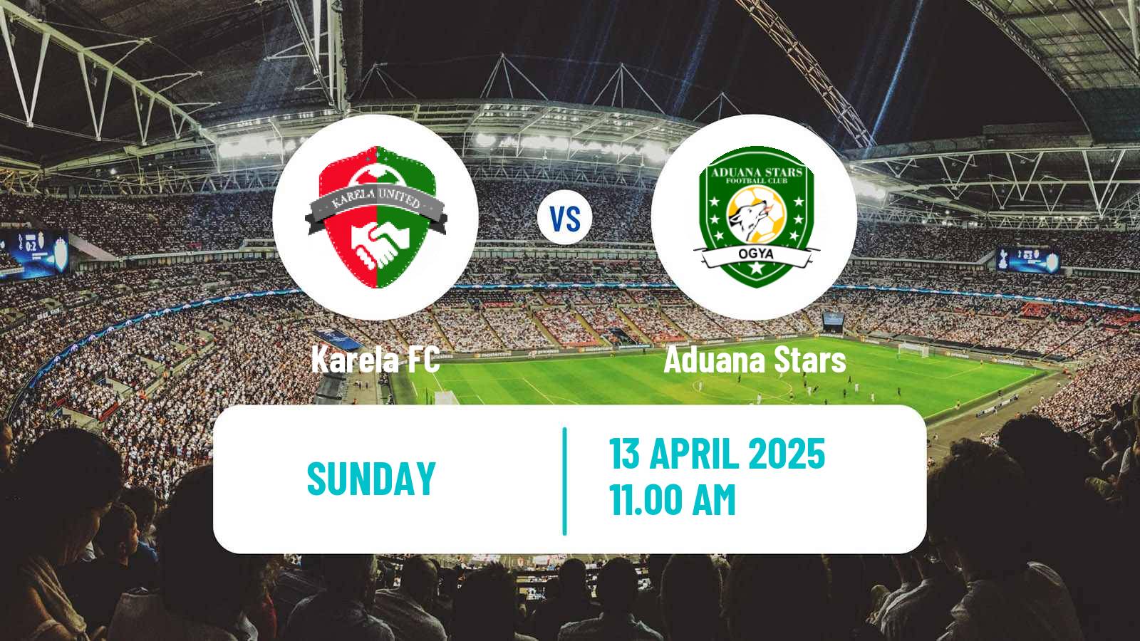 Soccer Ghanaian Premier League Karela - Aduana Stars