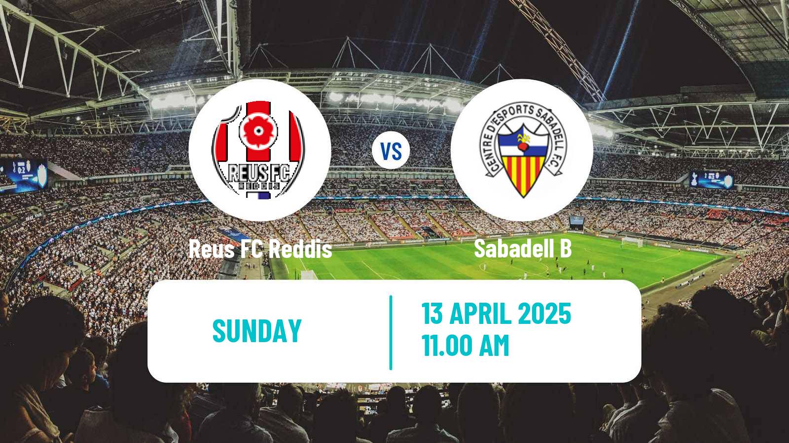 Soccer Spanish Tercera RFEF - Group 5 Reus FC Reddis - Sabadell B