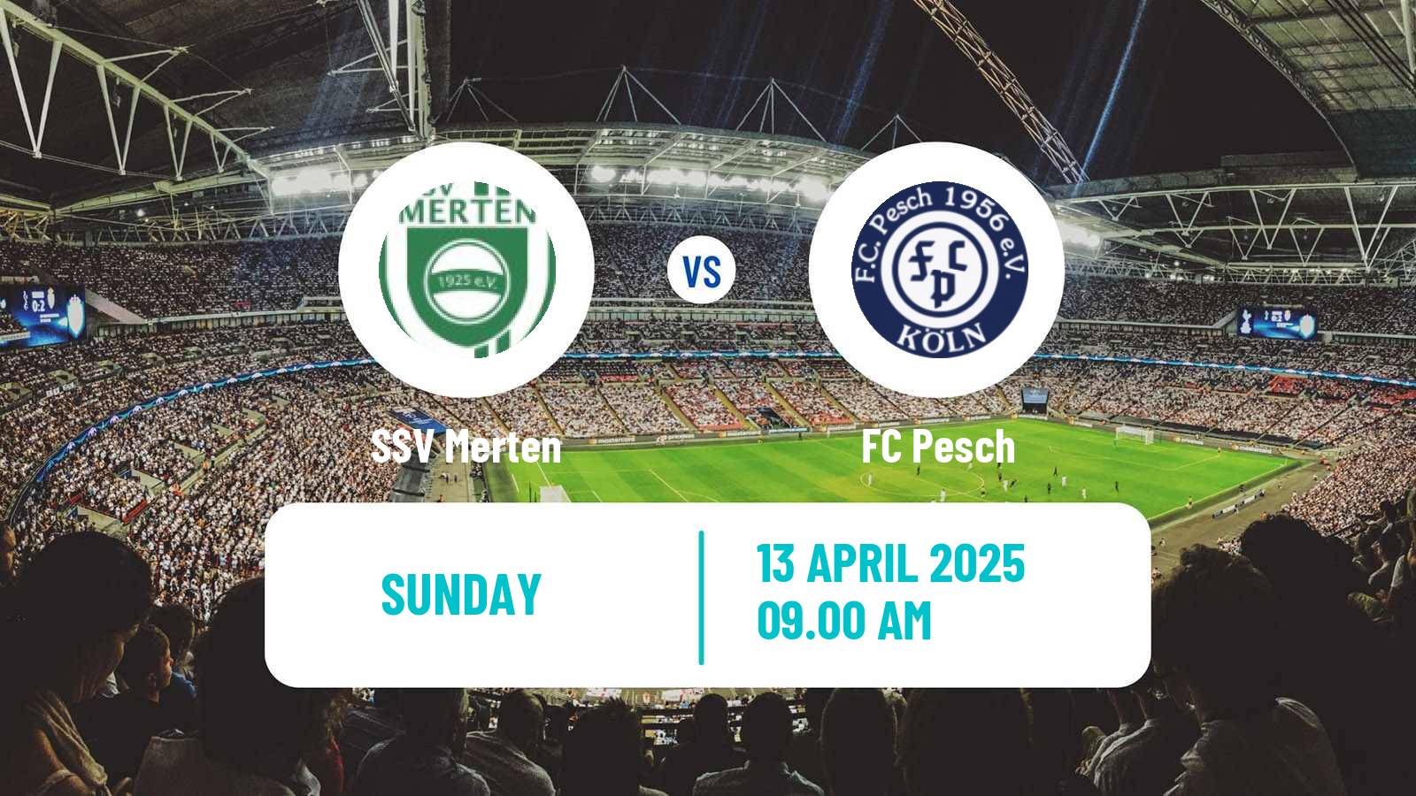Soccer German Oberliga Mittelrhein Merten - Pesch