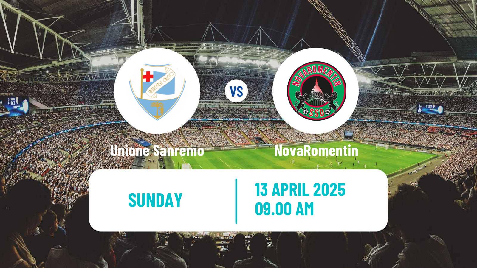 Soccer Italian Serie D - Group A Unione Sanremo - NovaRomentin