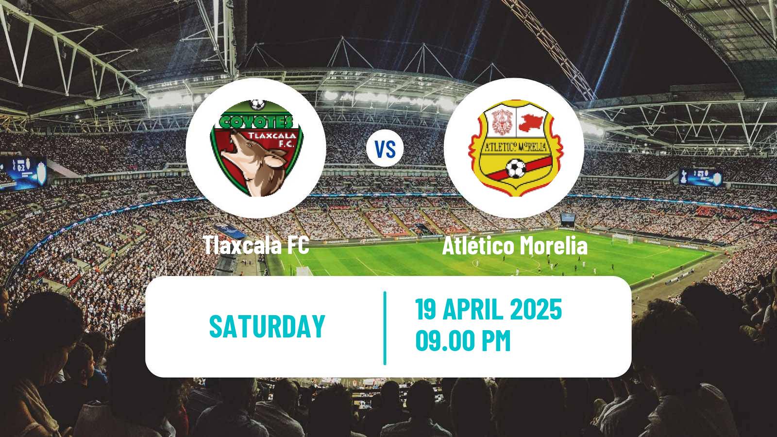 Soccer Mexican Liga de Expansion MX Tlaxcala - Atlético Morelia