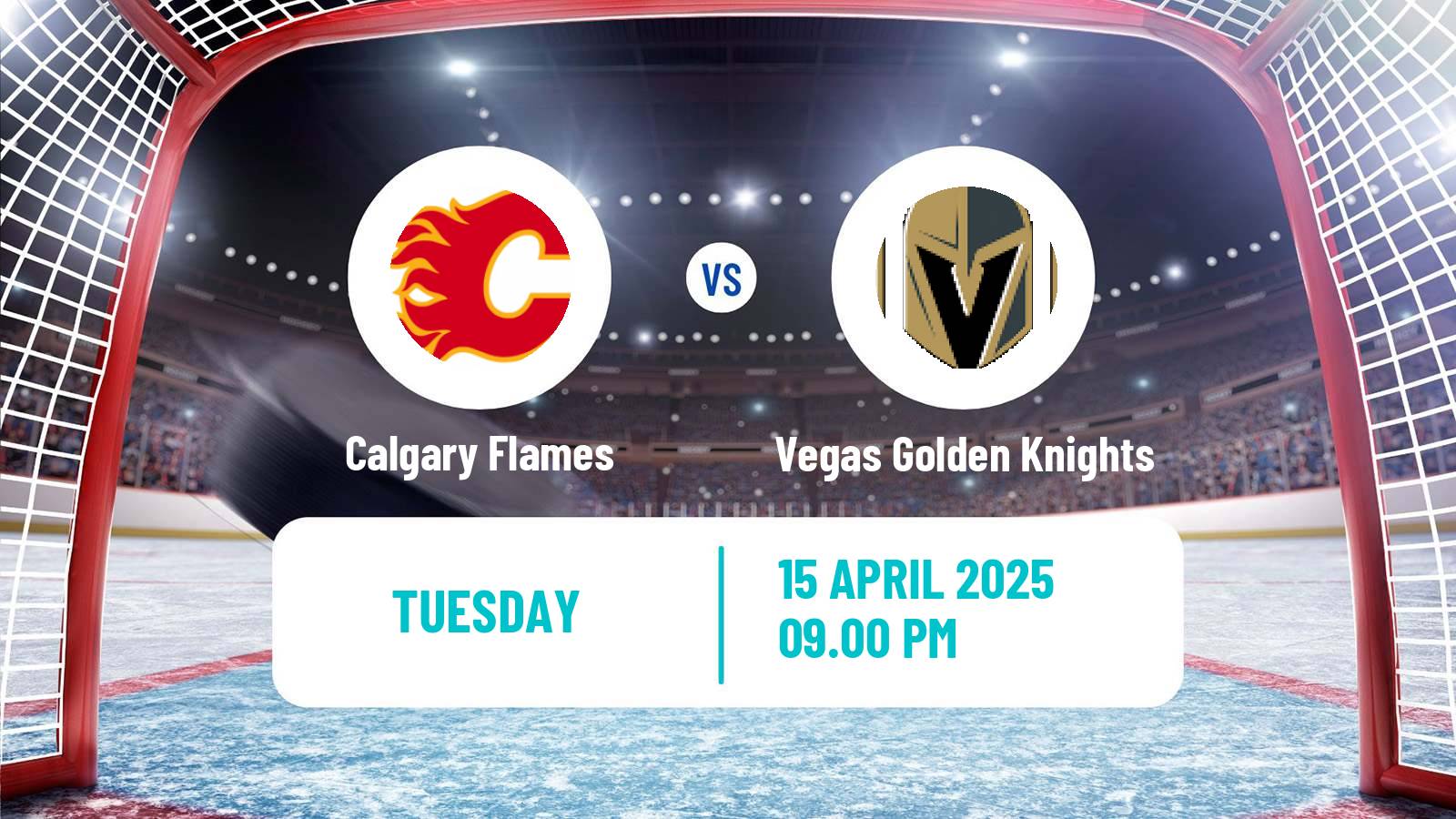 Hockey NHL Calgary Flames - Vegas Golden Knights