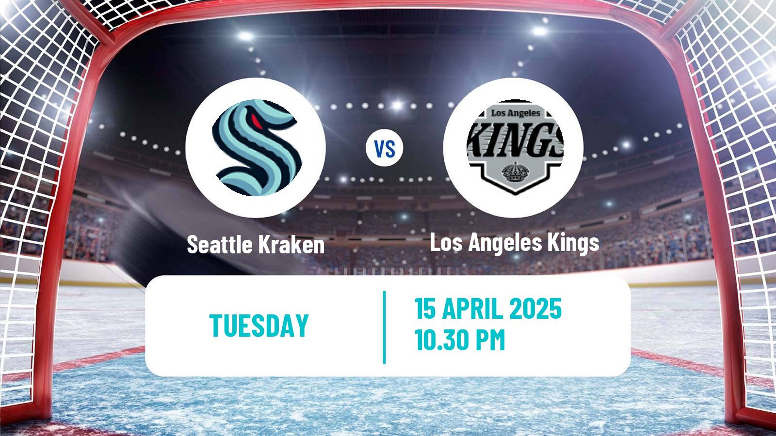 Hockey NHL Seattle Kraken - Los Angeles Kings