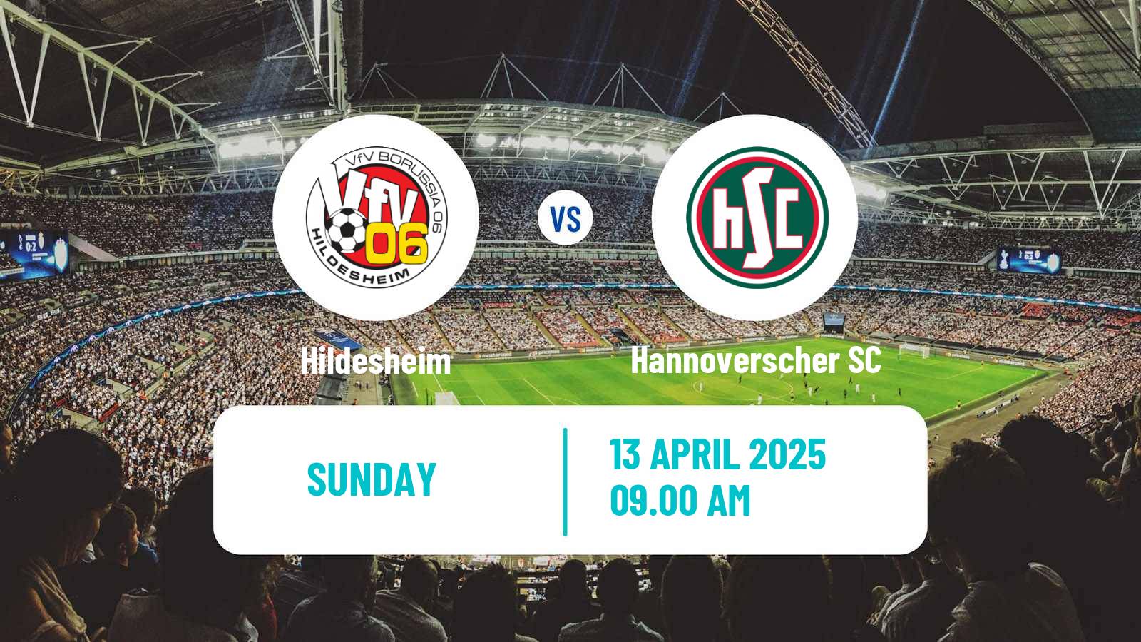 Soccer German Oberliga Niedersachsen Hildesheim - Hannoverscher SC