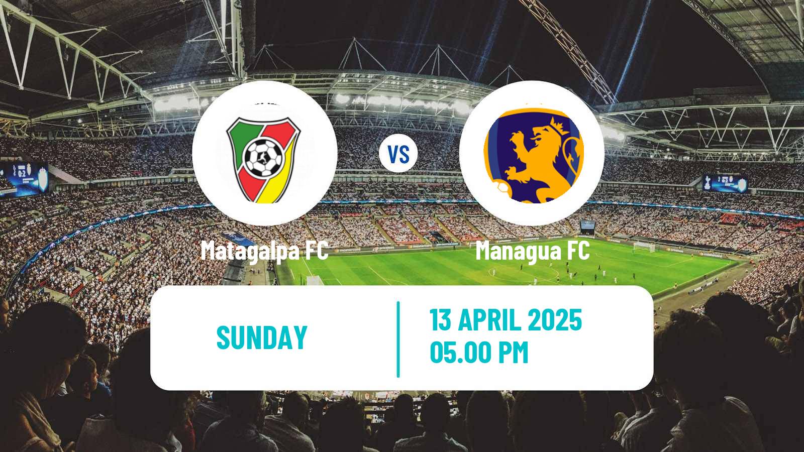 Soccer Nicaraguan Liga Primera Matagalpa - Managua
