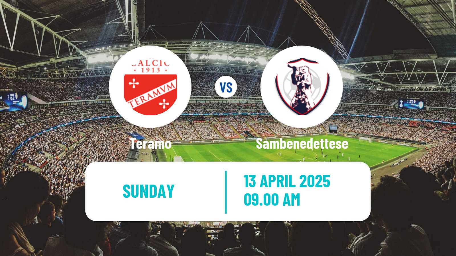 Soccer Italian Serie D - Group F Teramo - Sambenedettese