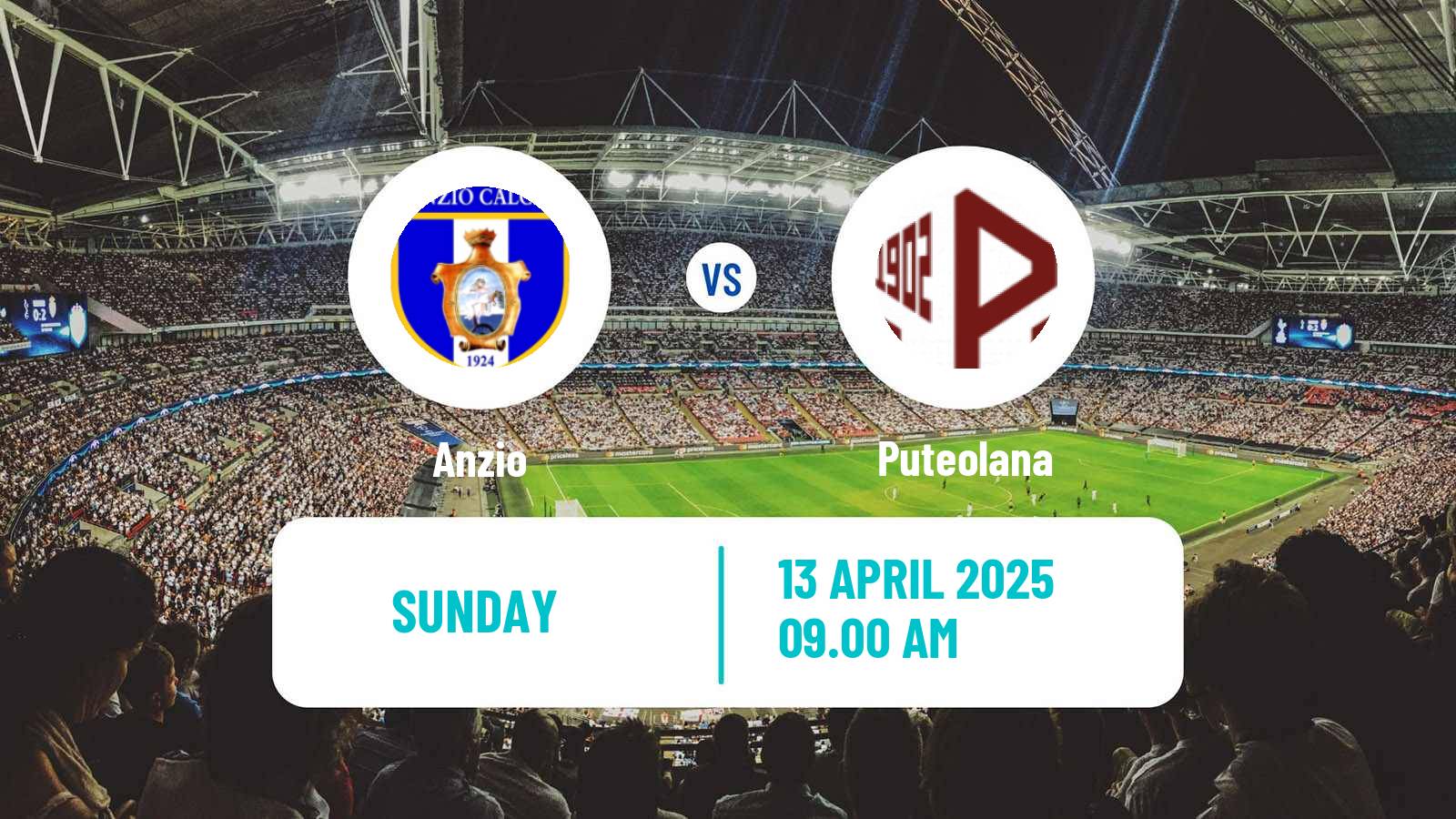 Soccer Italian Serie D - Group G Anzio - Puteolana
