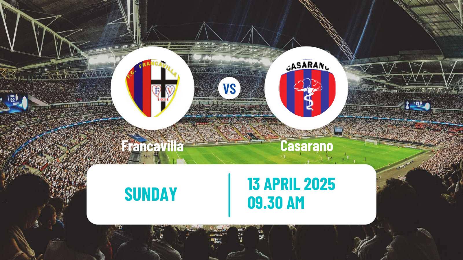 Soccer Italian Serie D - Group H Francavilla - Casarano