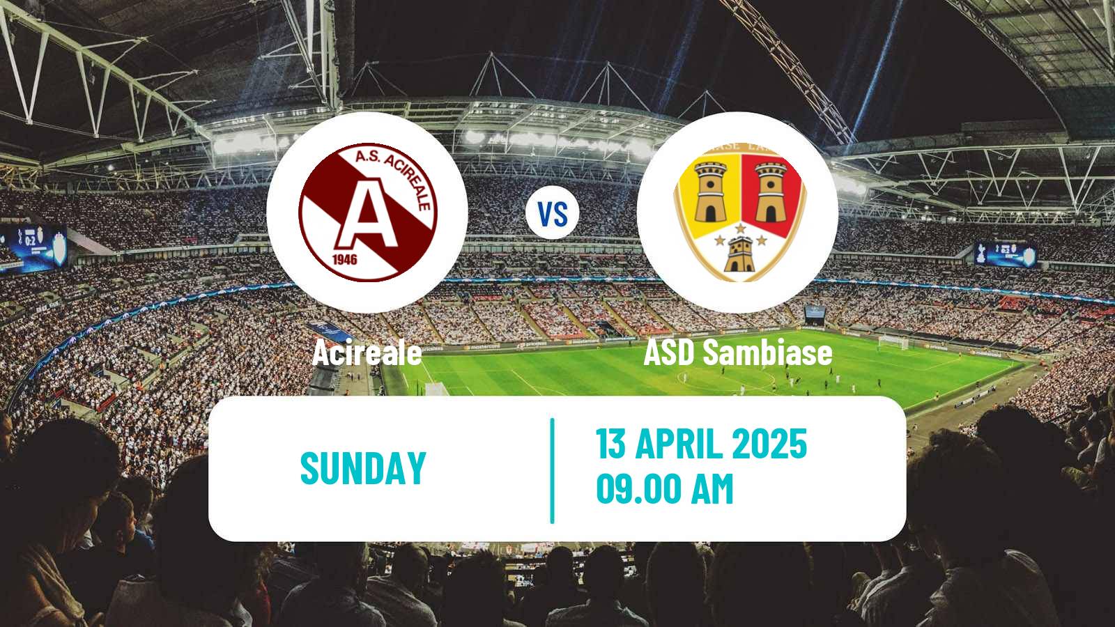 Soccer Italian Serie D - Group I Acireale - Sambiase