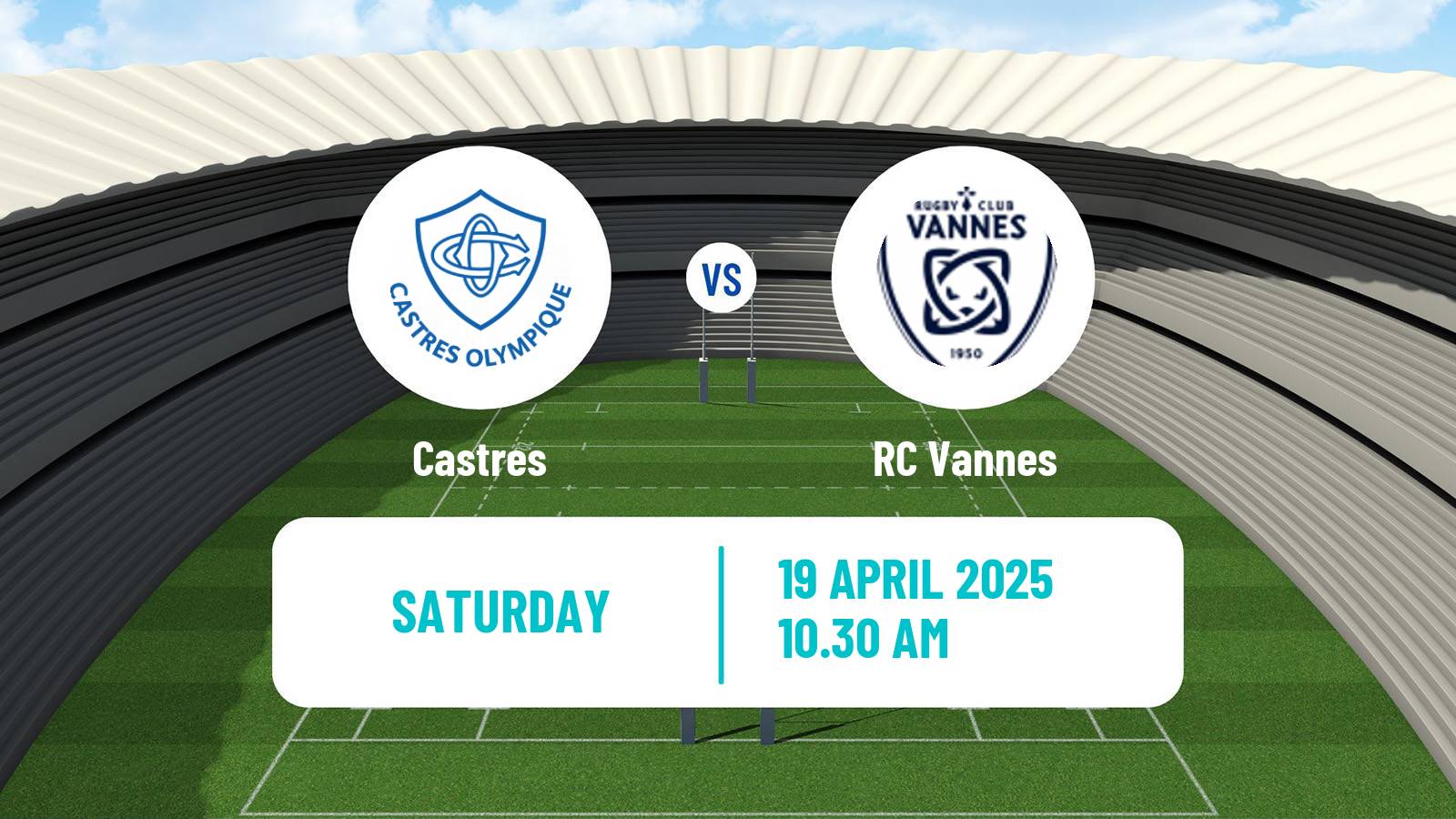 Rugby union French Top 14 Castres - Vannes