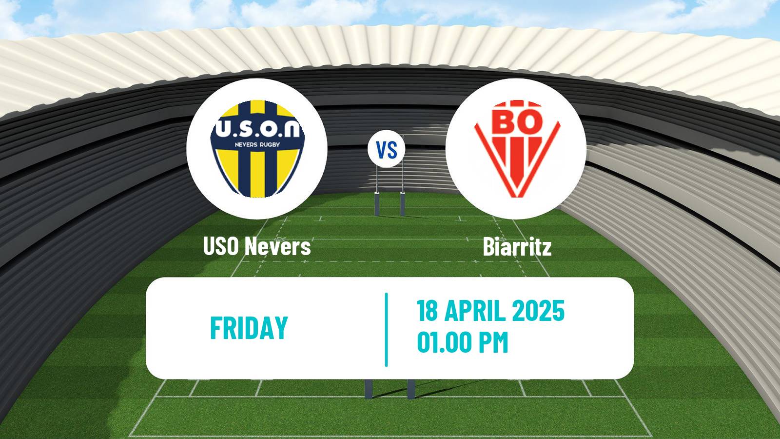 Rugby union French Pro D2 Nevers - Biarritz