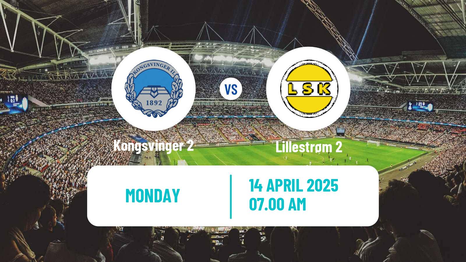 Football Norwegian Division 3 - Group 3 Kongsvinger 2 - Lillestrøm 2