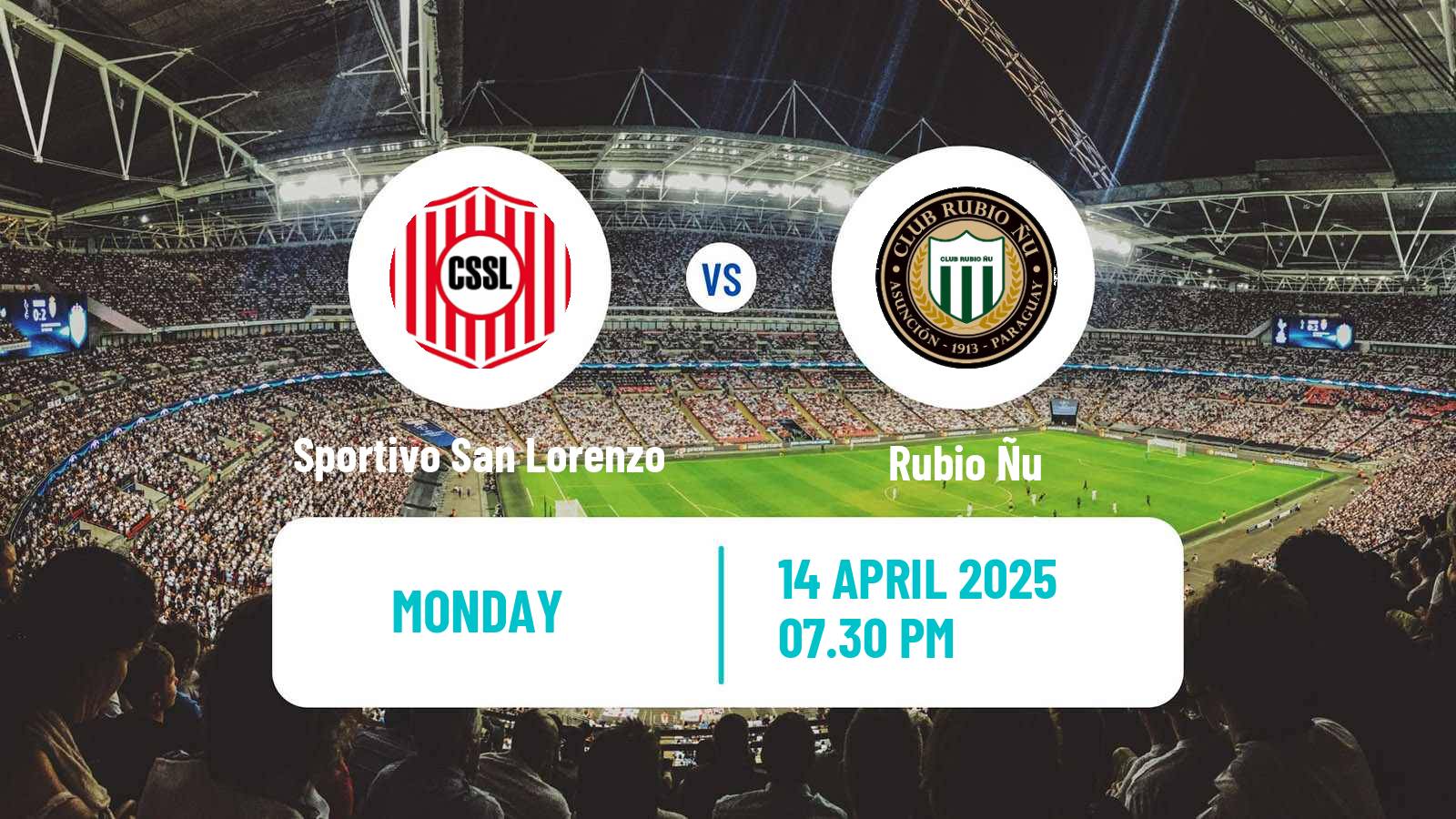 Soccer Paraguayan Division Intermedia Sportivo San Lorenzo - Rubio Ñu