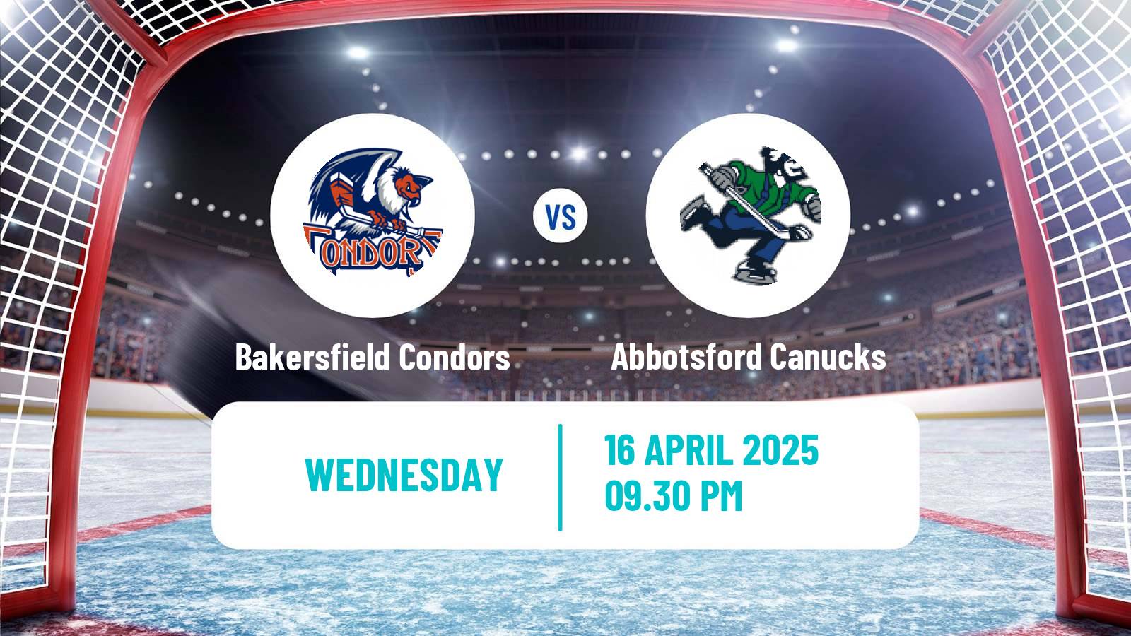 Hockey AHL Bakersfield Condors - Abbotsford Canucks