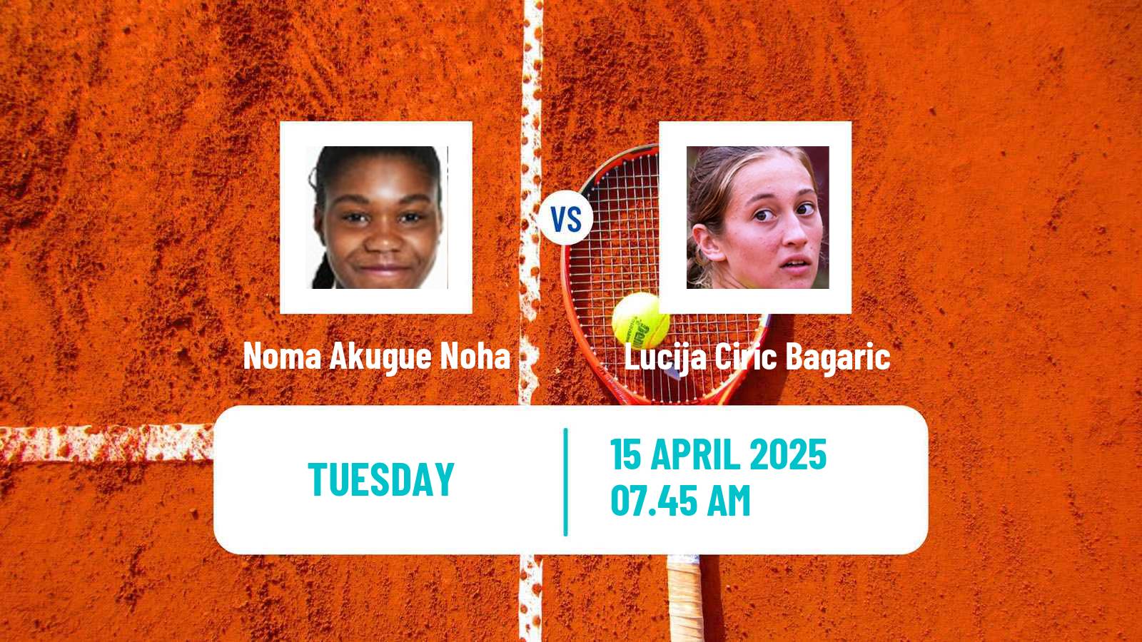 Tennis Oeiras Challenger Women Noma Akugue Noha - Lucija Ciric Bagaric