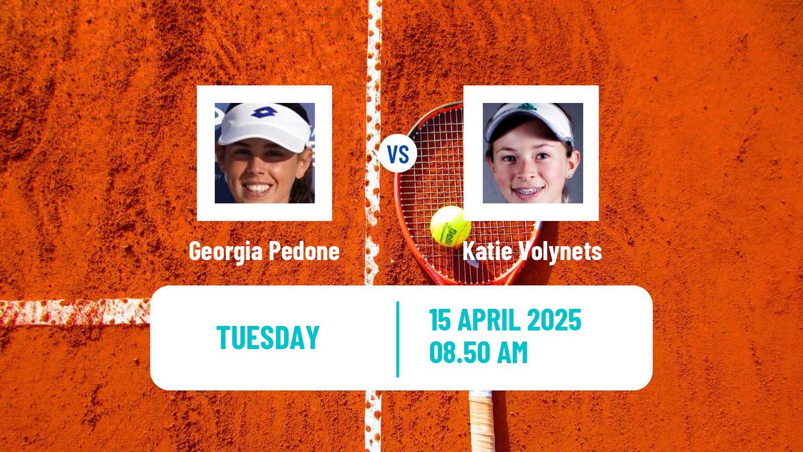 Tennis Oeiras Challenger Women Georgia Pedone - Katie Volynets