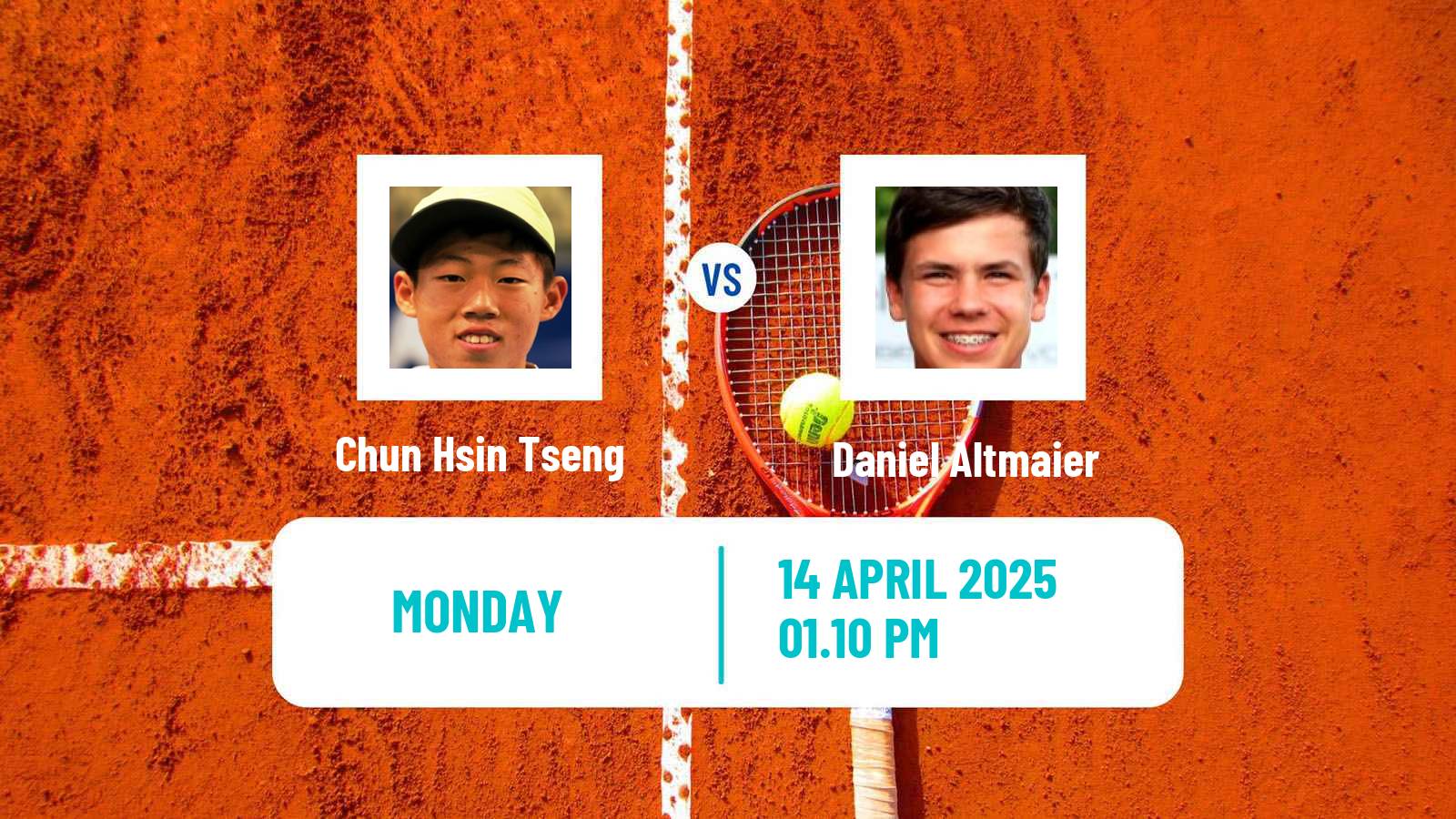 Tennis ATP Munich Chun Hsin Tseng - Daniel Altmaier