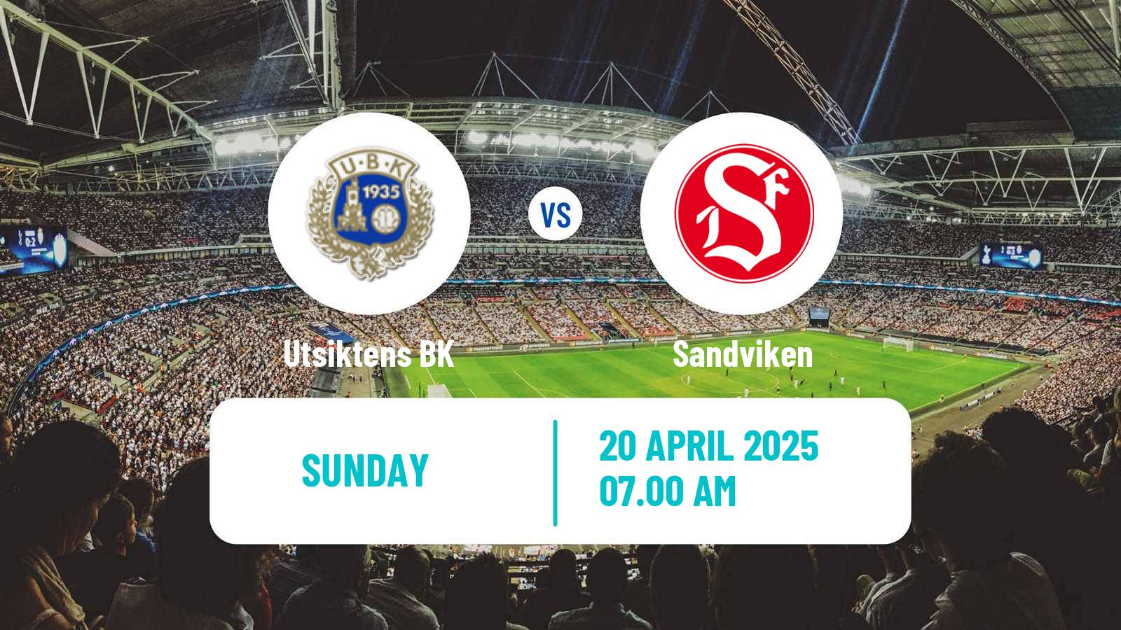 Soccer Swedish Superettan Utsikten - Sandviken