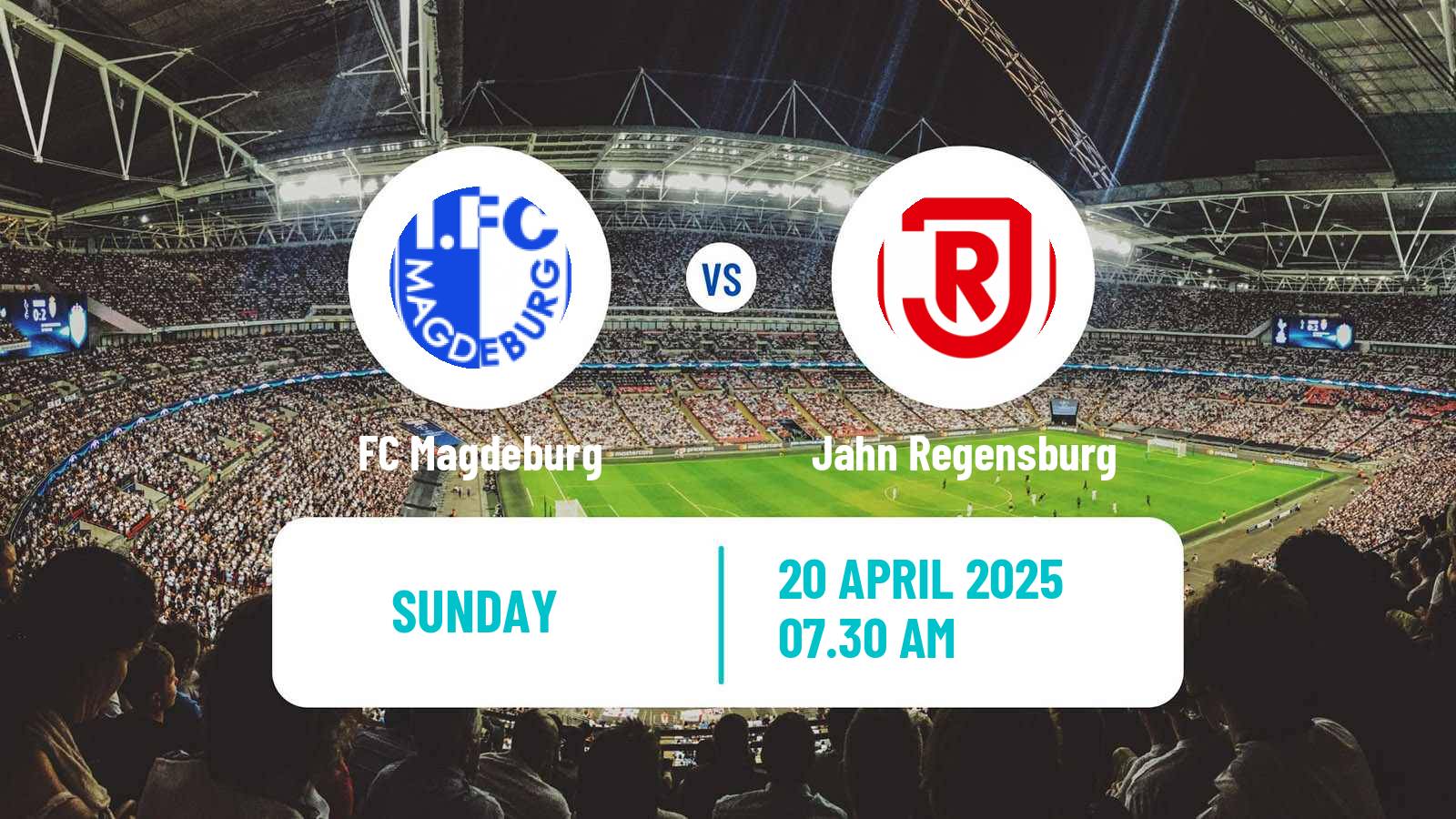 Soccer German 2 Bundesliga Magdeburg - Jahn Regensburg
