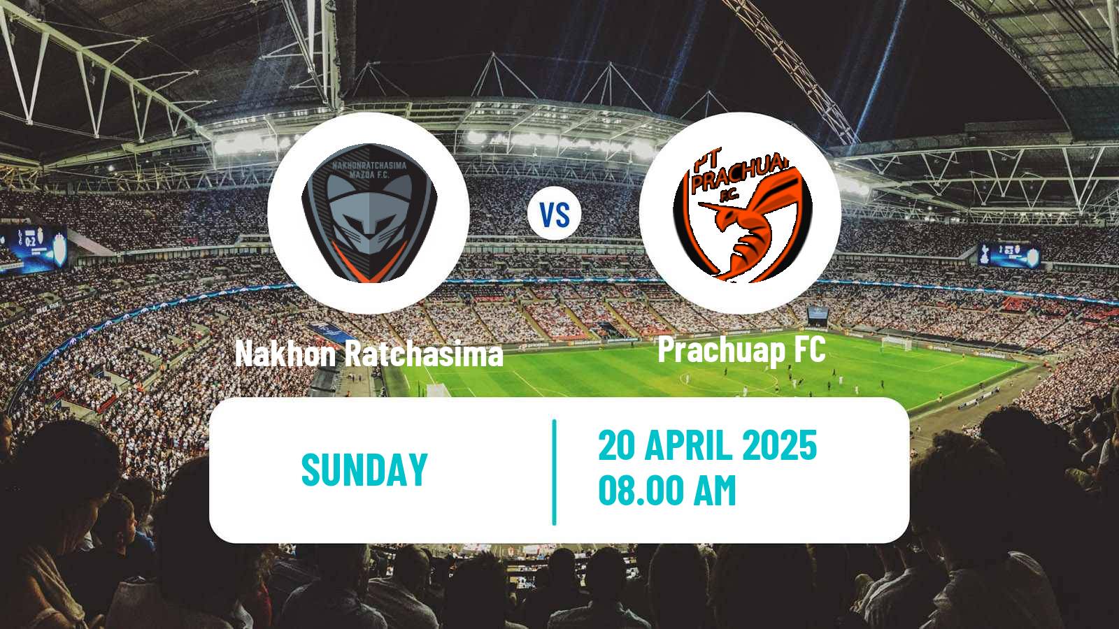 Soccer Thai League 1 Nakhon Ratchasima - Prachuap