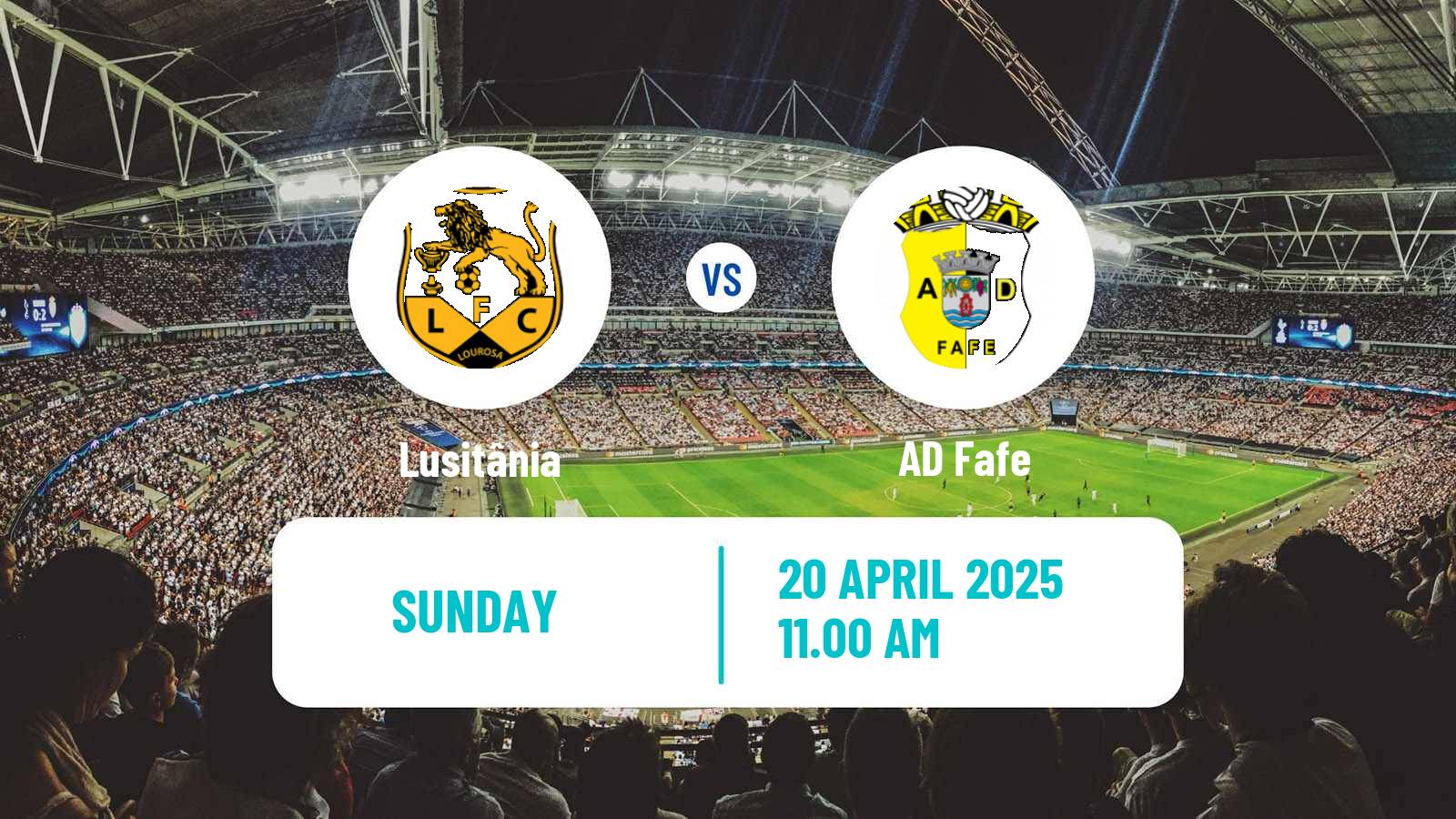 Soccer Portuguese Liga 3 Lusitânia - Fafe