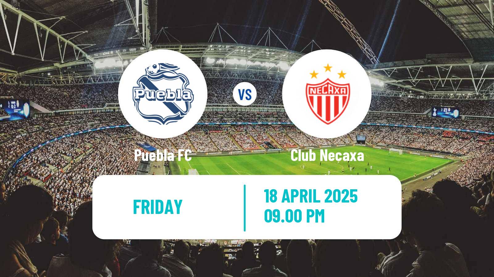 Soccer Mexican Liga MX Puebla - Necaxa