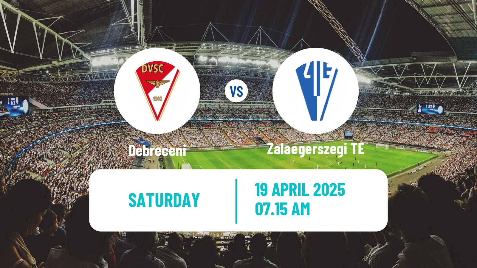 Soccer Hungarian NB I Debreceni - Zalaegerszegi TE