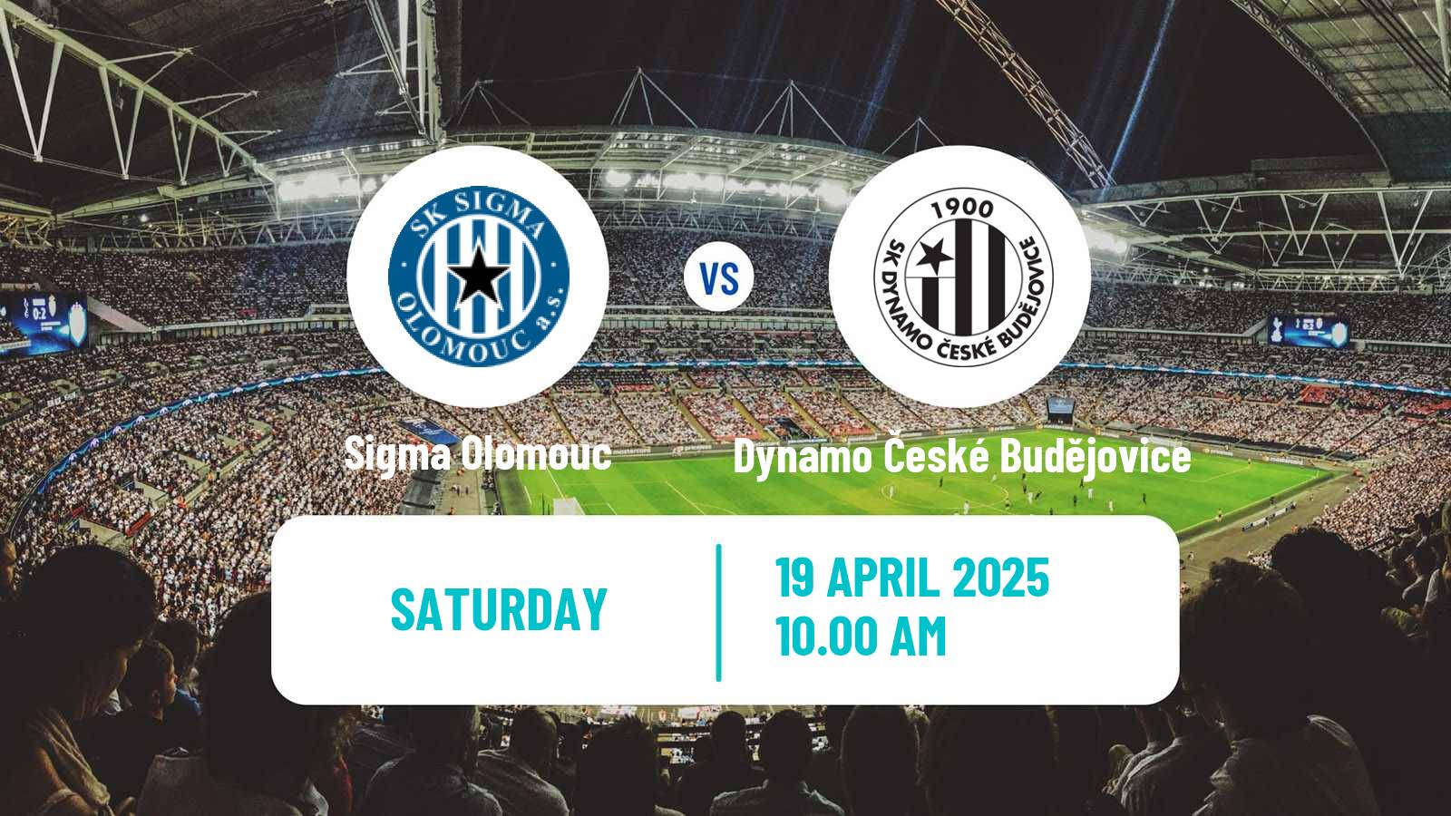 Soccer Czech 1 Liga Sigma Olomouc - Dynamo České Budějovice