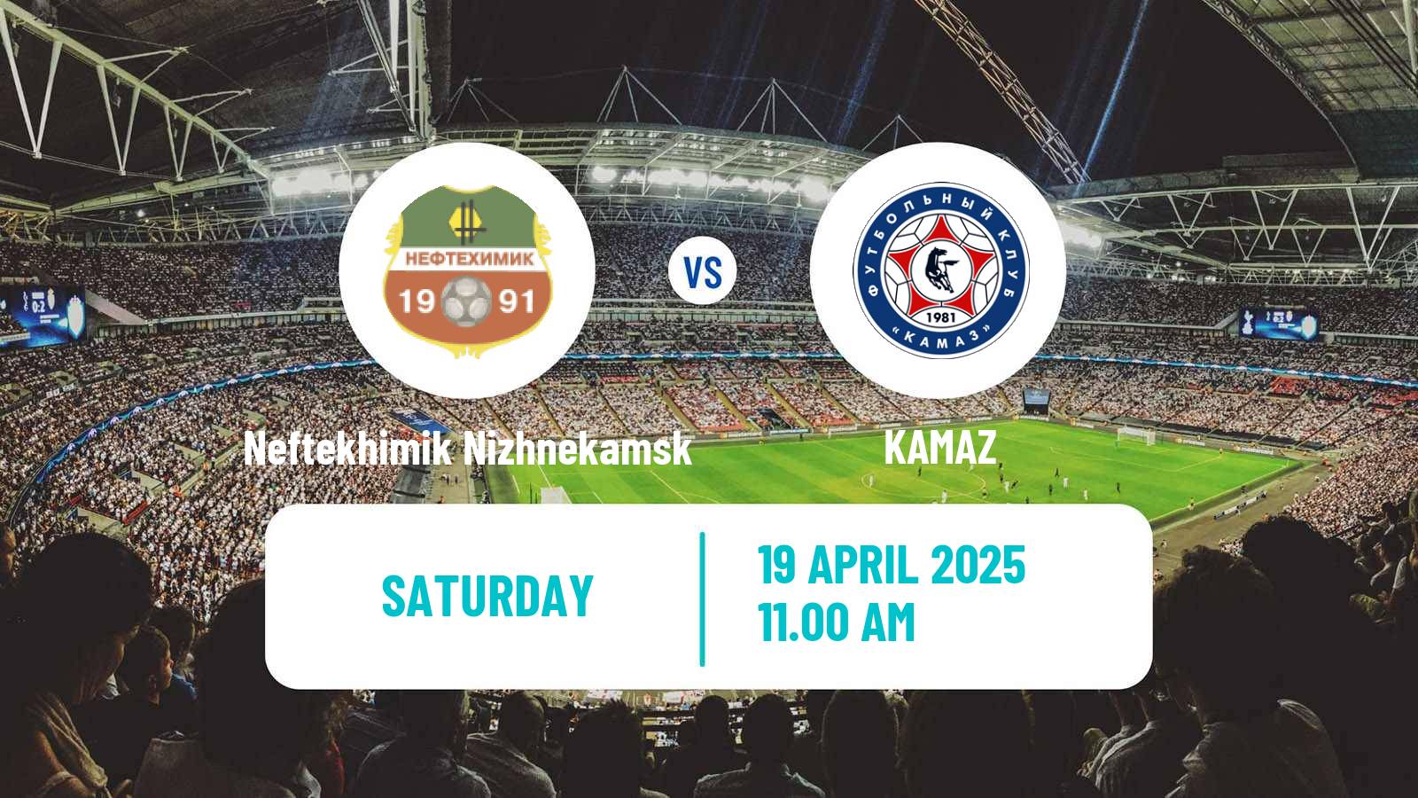 Soccer Russian FNL Neftekhimik Nizhnekamsk - KAMAZ