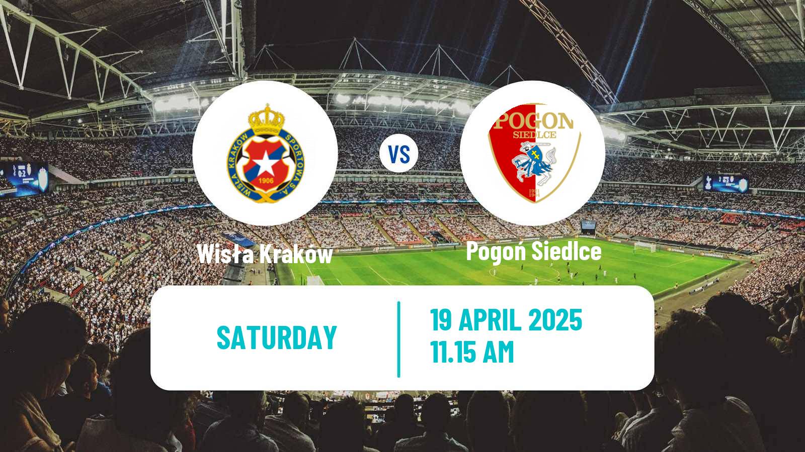 Soccer Polish Division 1 Wisła Kraków - Pogoń Siedlce