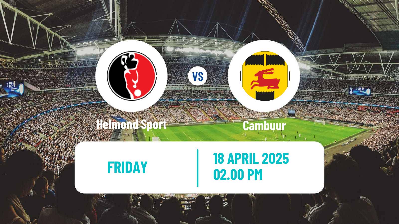 Soccer Dutch Eerste Divisie Helmond Sport - Cambuur