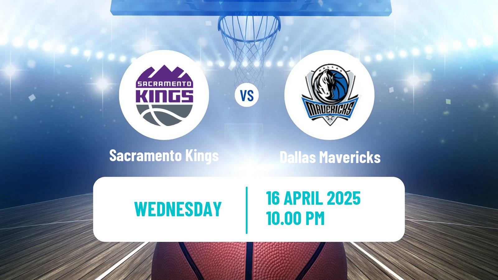 Basketball NBA Sacramento Kings - Dallas Mavericks