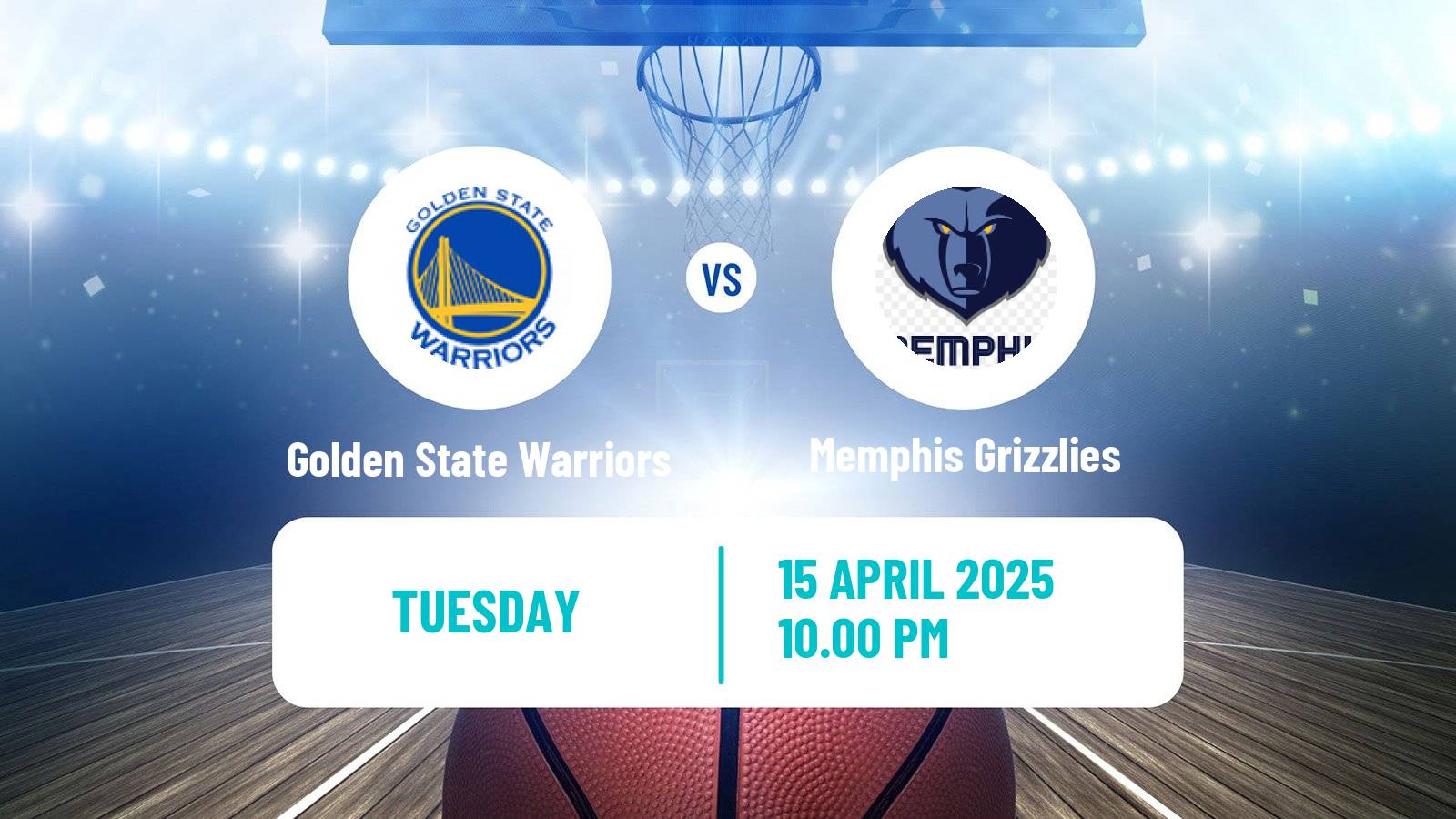 Basketball NBA Golden State Warriors - Memphis Grizzlies