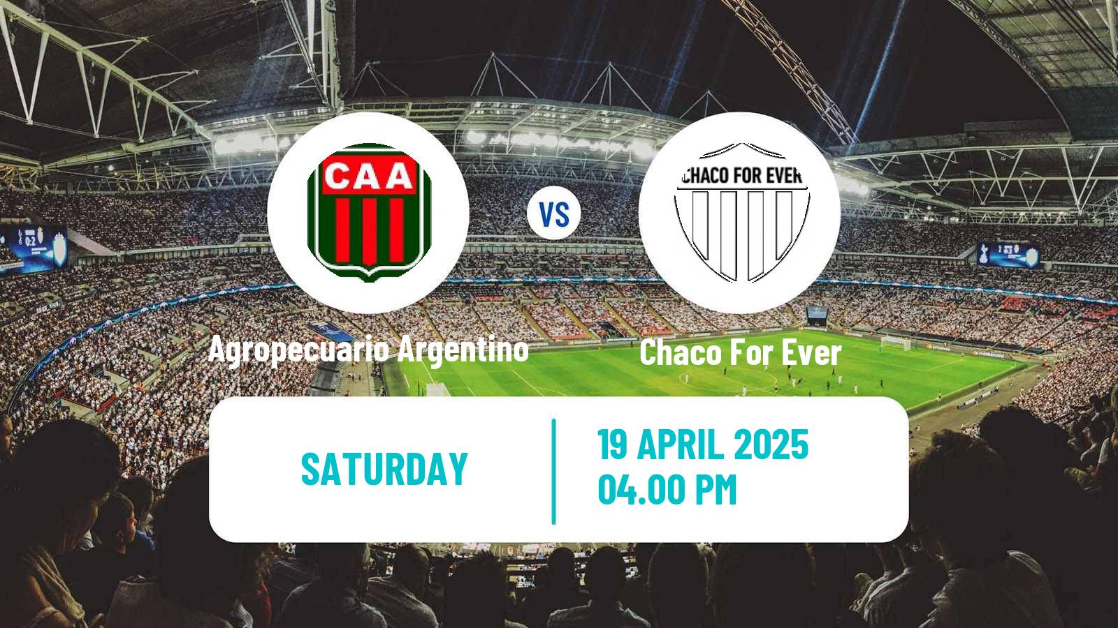 Soccer Argentinian Primera Nacional Agropecuario Argentino - Chaco For Ever