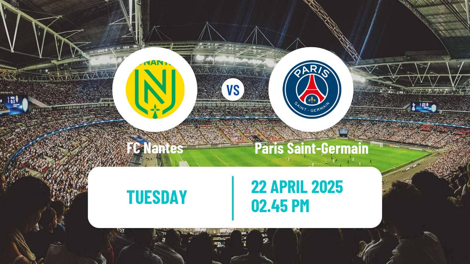 Soccer French Ligue 1 Nantes - Paris Saint-Germain