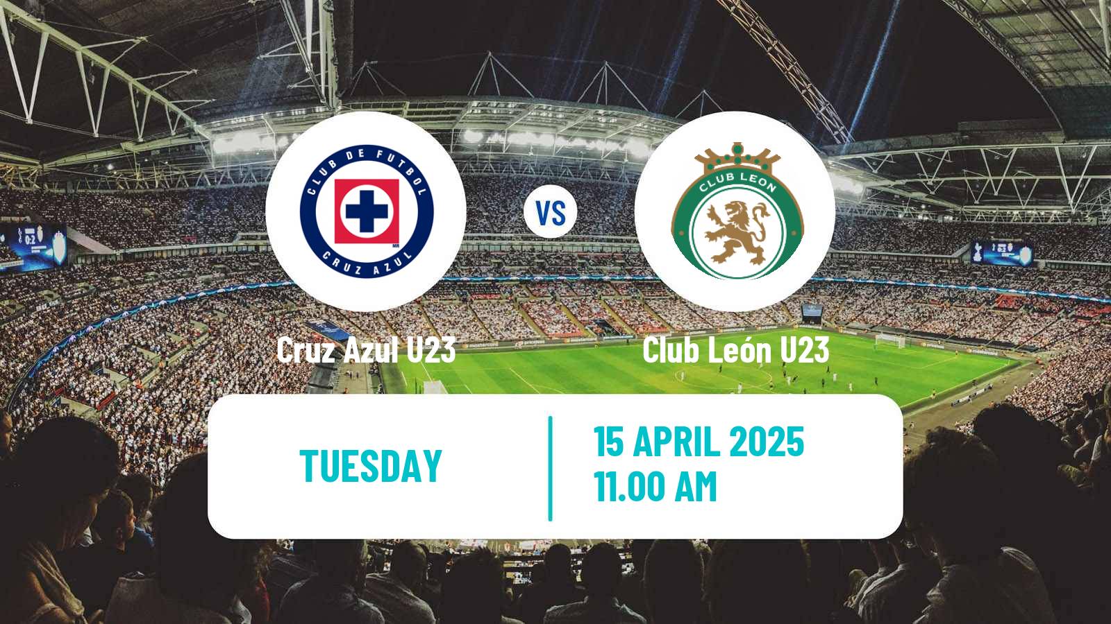 Football Mexican Liga MX U23 Cruz Azul U23 - Club León U23