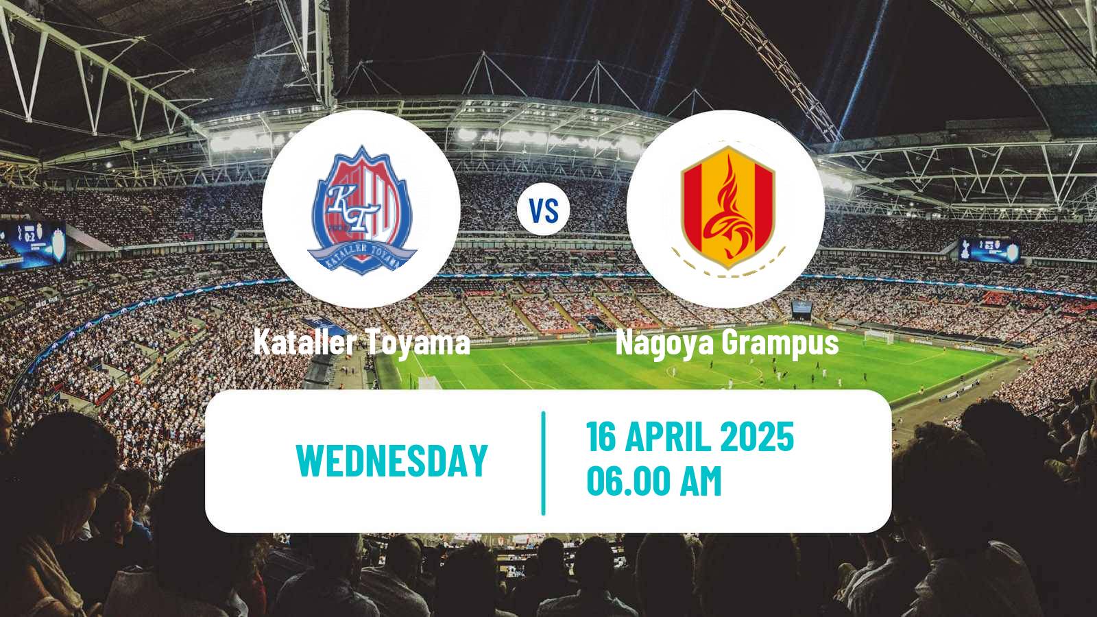 Soccer YBC Levain Cup Kataller Toyama - Nagoya Grampus