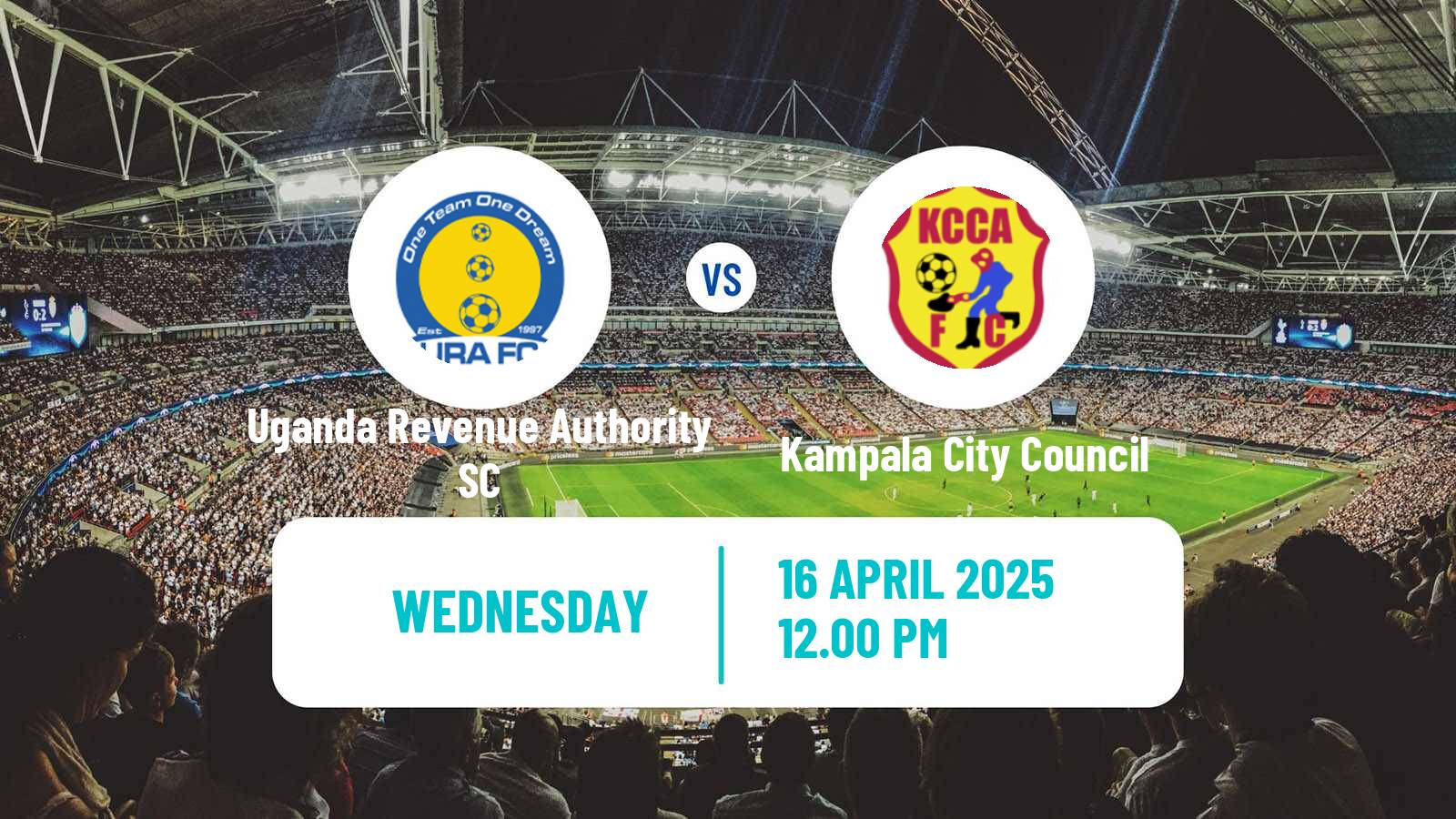Soccer Ugandan Super League Uganda Revenue Authority SC - Kampala City Council