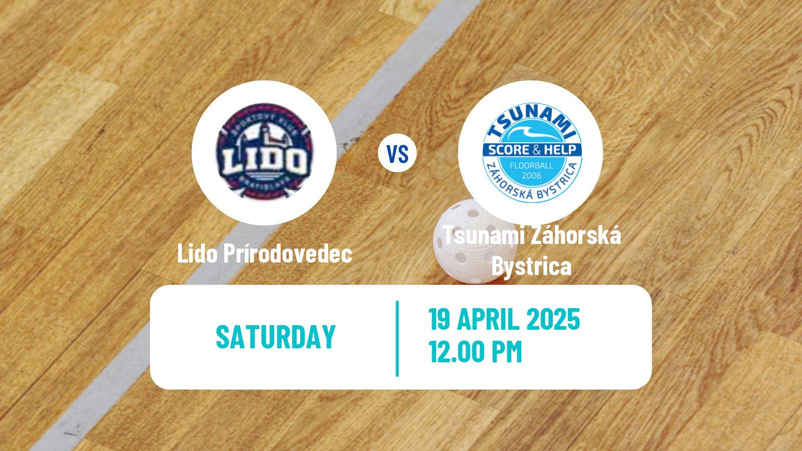 Floorball Slovak Extraliga Floorball Lido Prírodovedec - Tsunami Záhorská Bystrica