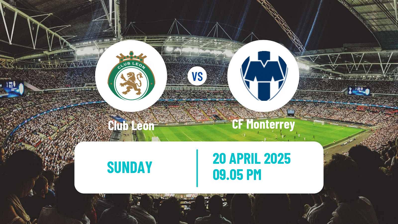 Soccer Mexican Liga MX Club León - Monterrey