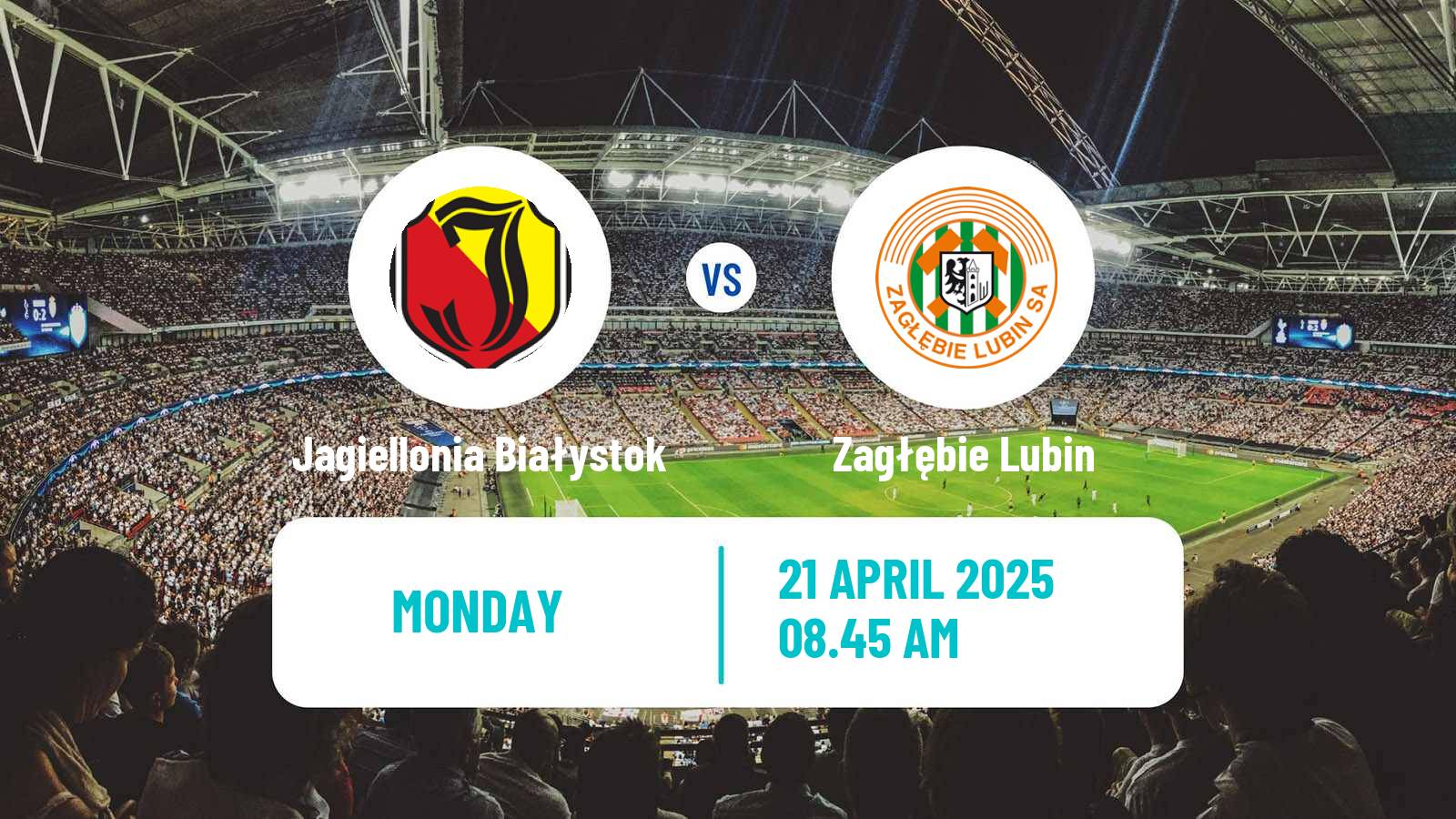 Soccer Polish Ekstraklasa Jagiellonia Białystok - Zagłębie Lubin