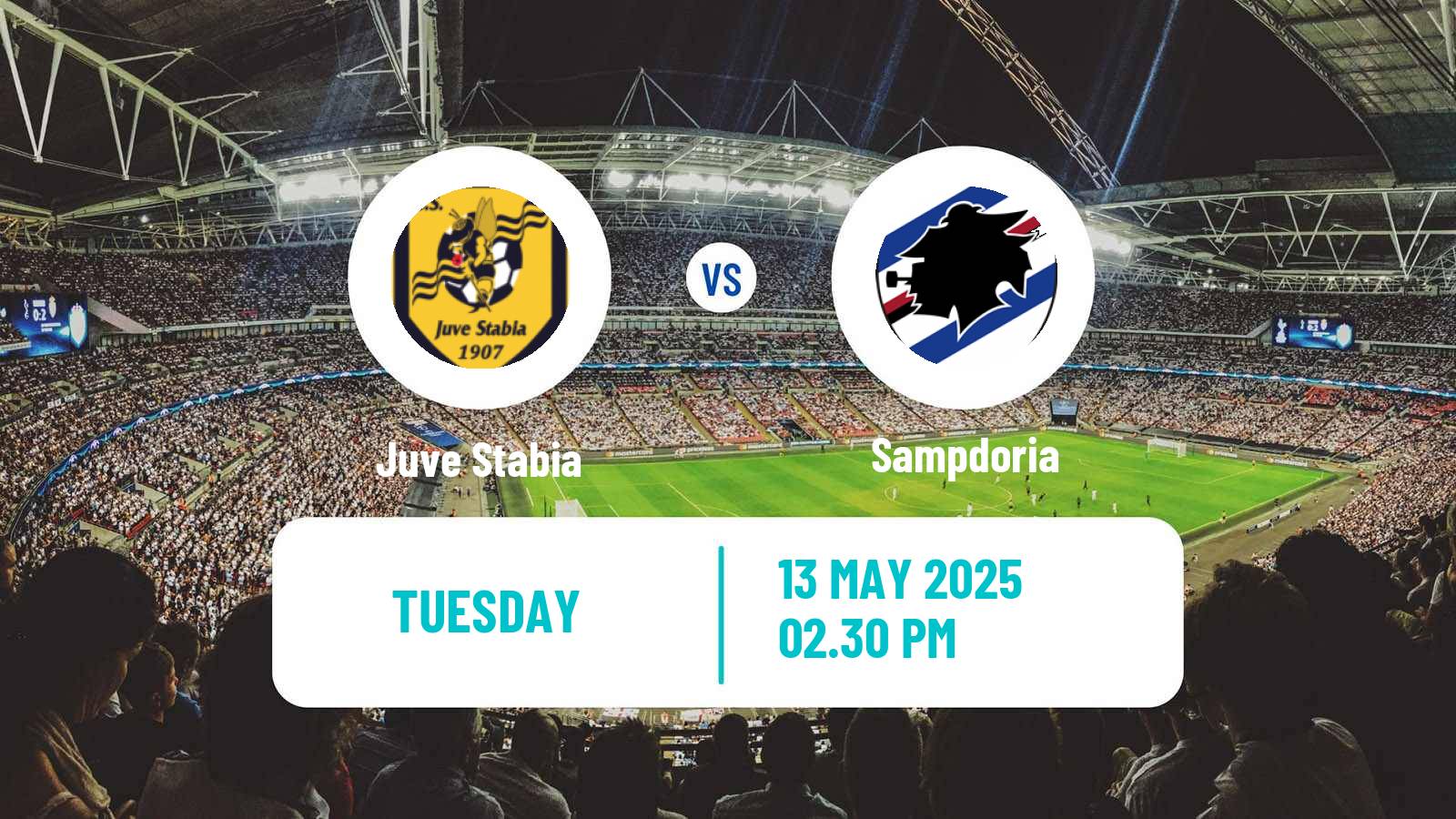 Soccer Italian Serie B Juve Stabia - Sampdoria
