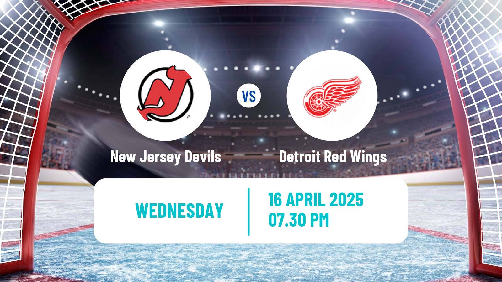 Hockey NHL New Jersey Devils - Detroit Red Wings