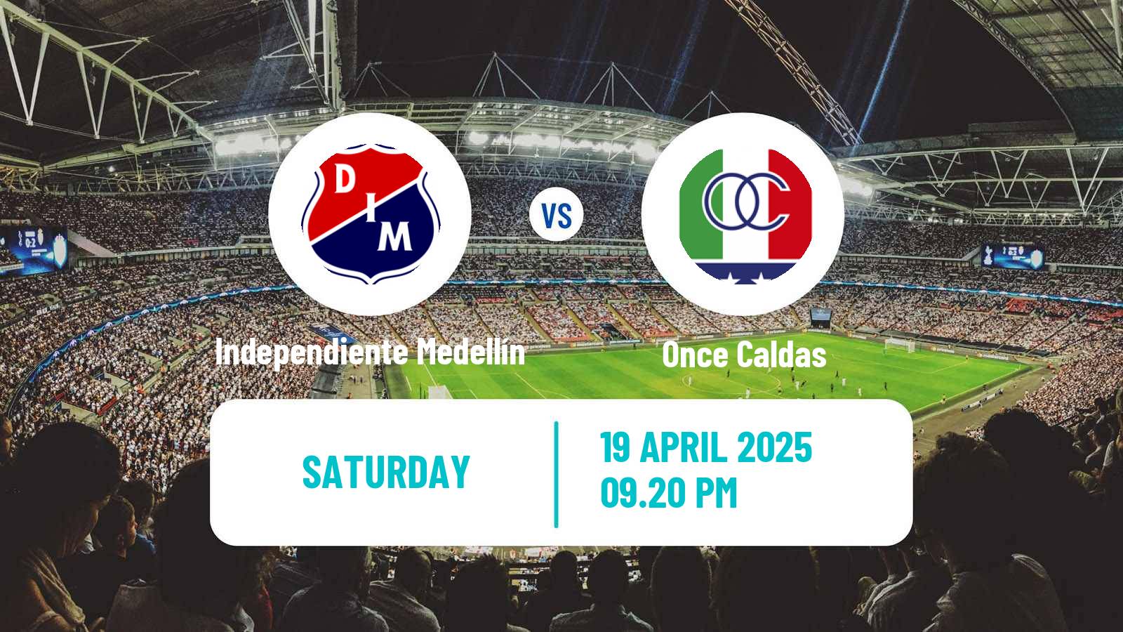 Football Colombian Primera A Independiente Medellín - Once Caldas