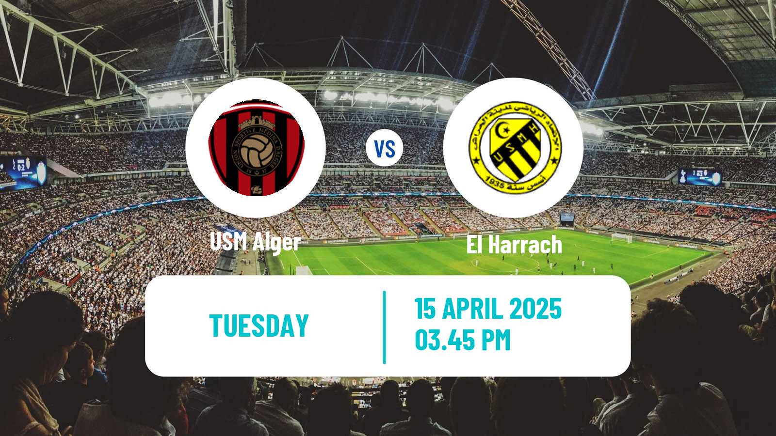 Soccer Algerian Cup USM Alger - El Harrach