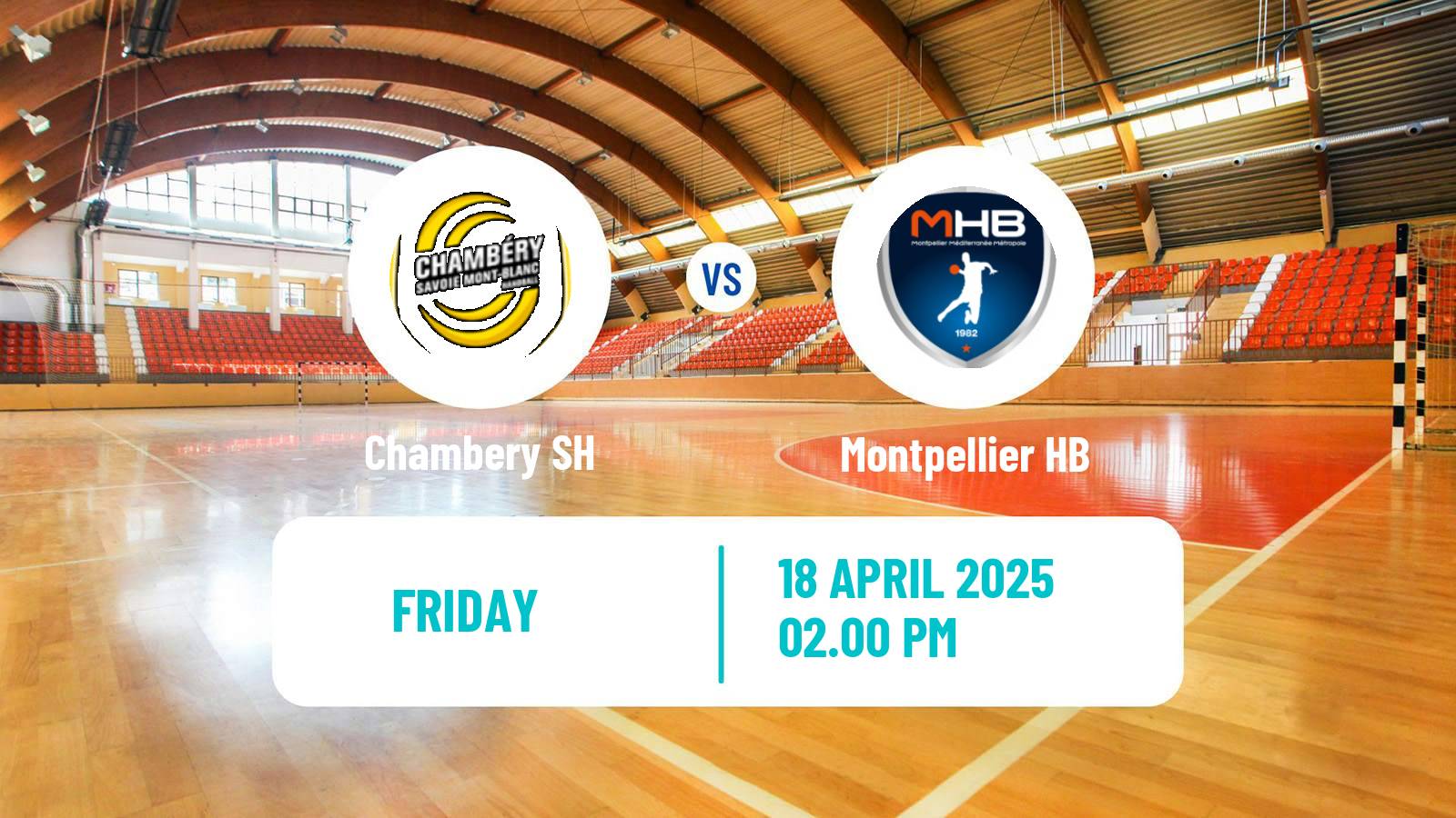 Handball French Starligue Handball Chambery SH - Montpellier HB