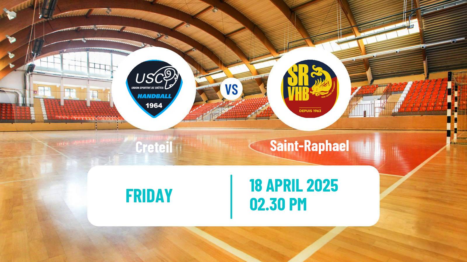 Handball French Starligue Handball Creteil - Saint-Raphael