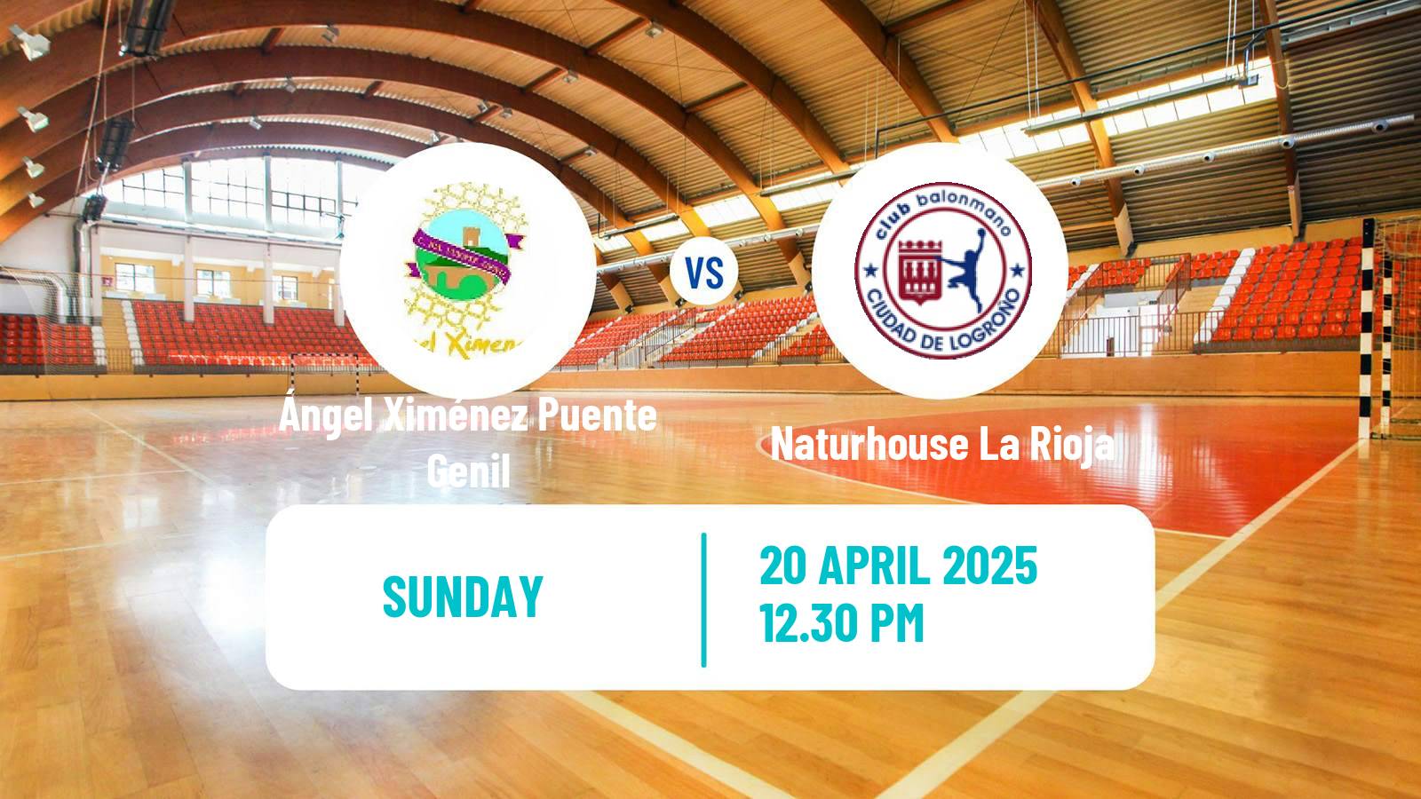 Handball Spanish Liga ASOBAL Ángel Ximénez Puente Genil - Naturhouse La Rioja