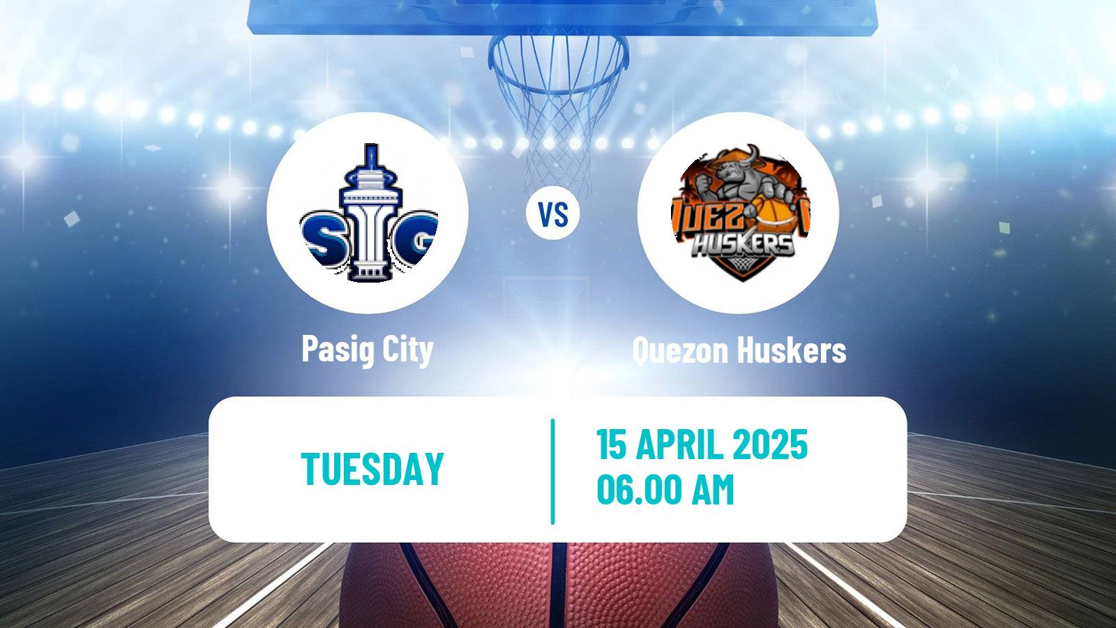 Basketball Philippines MBPL  Pasig City - Quezon Huskers